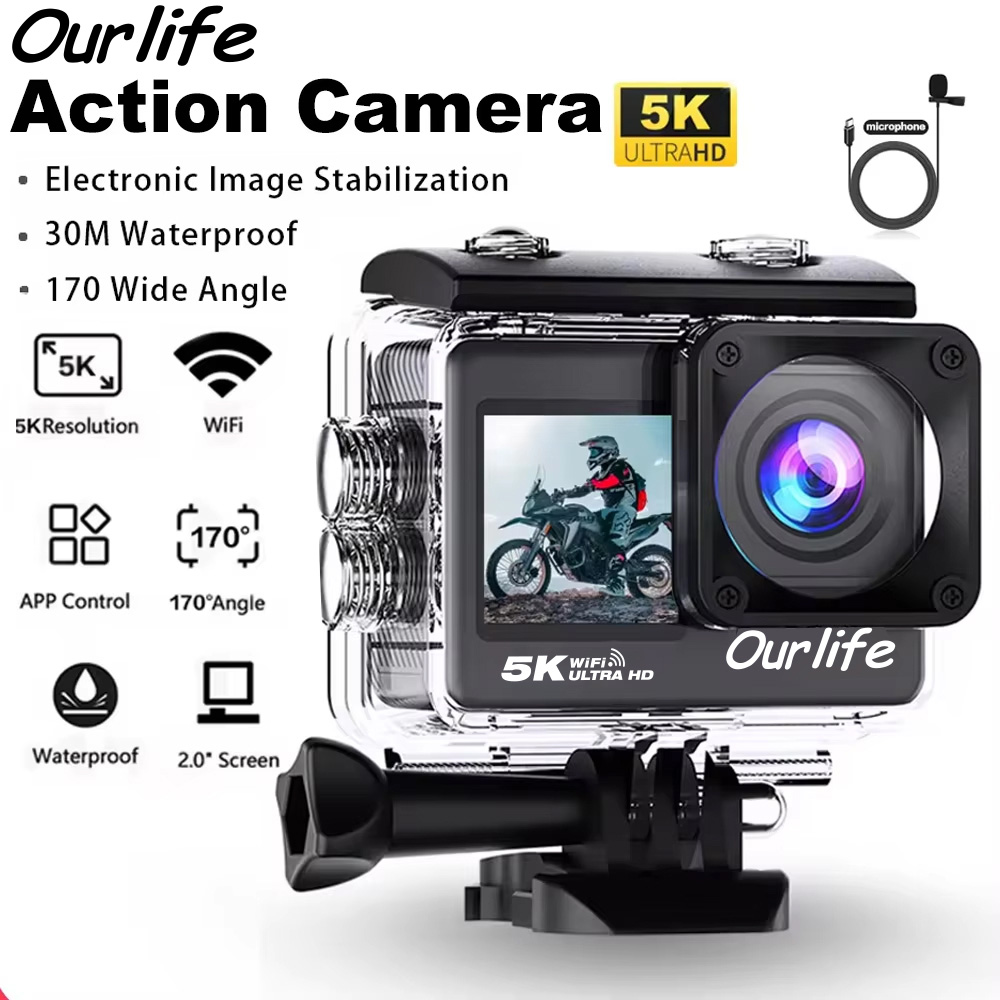 Экшн-камера Ourlife 5K 4K60FPS – обзор и цена Photographic Memory